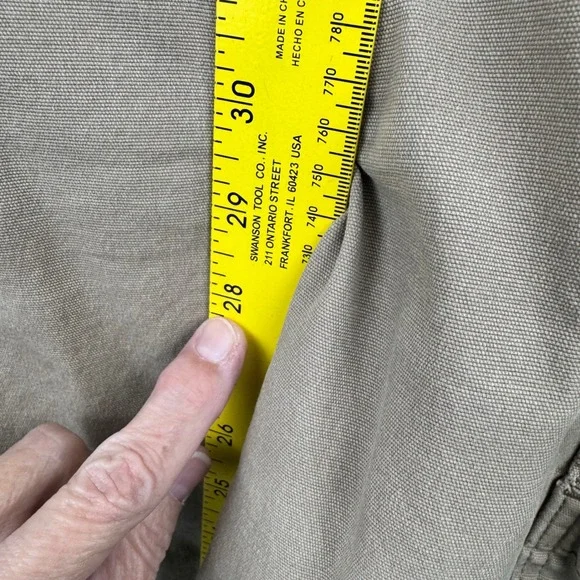 Duluth Trading Co Pants Mens 42x30 Flex Fire Hose Cargo Khaki Tan Work Utility - Picture 9 of 12